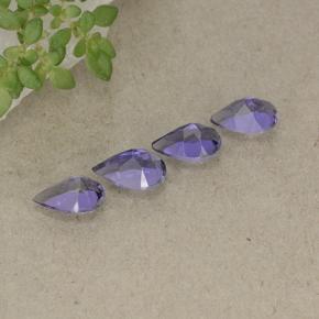 Gemme di Iolite Viola scuro naturale da 1.23 ct, Forma a pera, VS