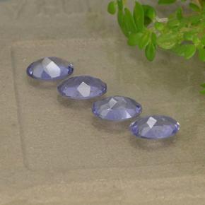 Iolite naturale viola da 1,49 ct, taglio ovale, VS