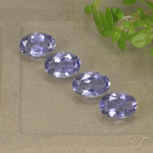 1.43ctw Naturale Viola Chiaro Medio Iolite, Ovale, VS