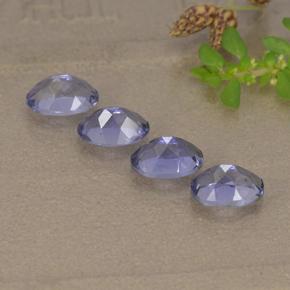 Iolite naturale viola da 1,73 ct, taglio ovale, VVS-VS