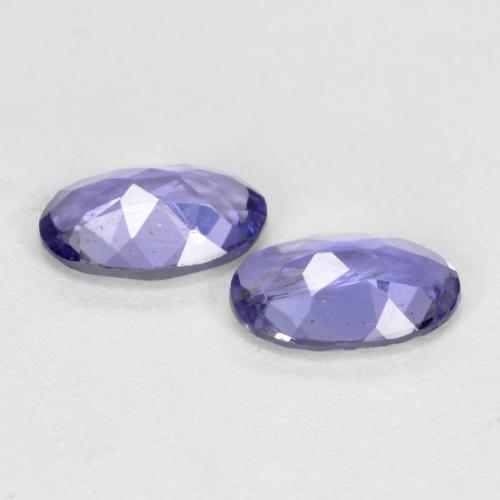 Iolite naturale blu da 0,61 ct, taglio ovale, VS