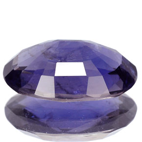 Iolite naturale viola da 2,99 ct, taglio ovale, VS-SI