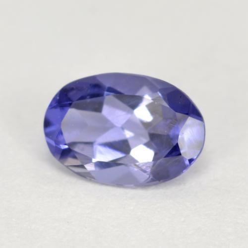 Iolite Intenso Viola Blu naturale da 0.39 ct, Taglio ovale, VS