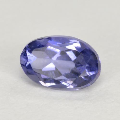 Iolite Viola Blu naturale da 0.48 ct, Taglio ovale, VS