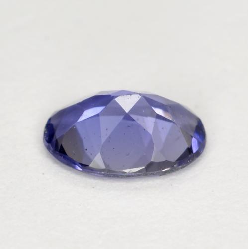 Iolite naturale blu da 0,32 ct, taglio ovale, VVS-VS
