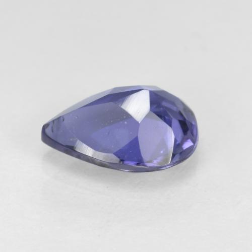 Iolite Viola Blu naturale da 0.79 ct, Forma a pera, SI