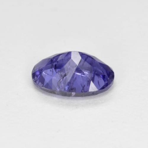 Iolite Viola bluastro scuro naturale da 0.67 ct, Taglio ovale, VS-SI
