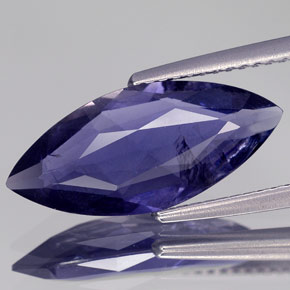 Iolite naturale viola da 2,98 ct, marchesa, VS-SI