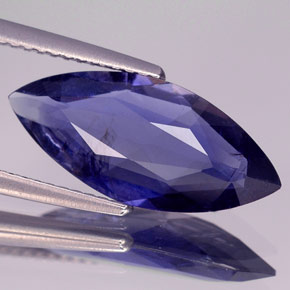 Iolite naturale viola da 2,98 ct, marchesa, VS-SI