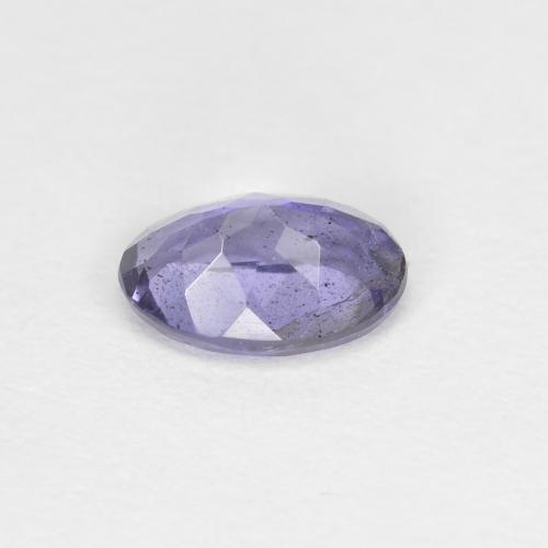 Iolite naturale blu da 0,38 ct, taglio ovale, VS-SI