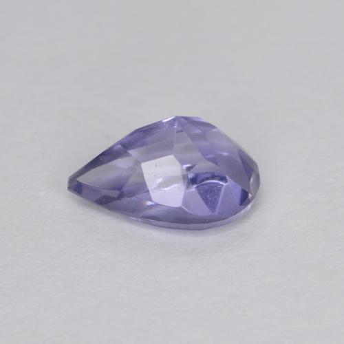 Iolite naturale blu da 0,34 ct, taglio a pera, VVS-VS