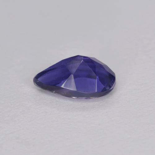 Iolite Blu notte naturale da 0.38 ct, Forma a pera, VVS-VS