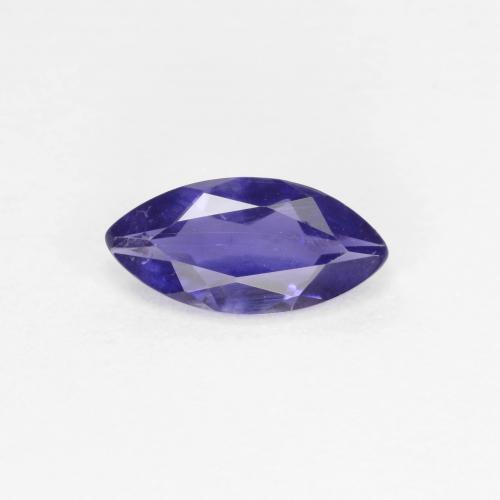 Iolite naturale blu da 0,44 ct, marchesa, VS