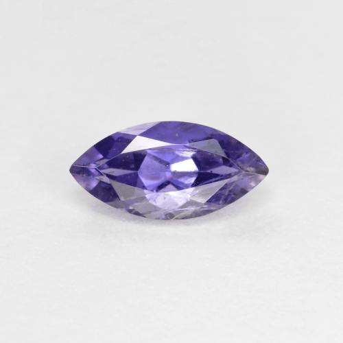 Iolite naturale blu da 0,56 ct, marchesa, SI