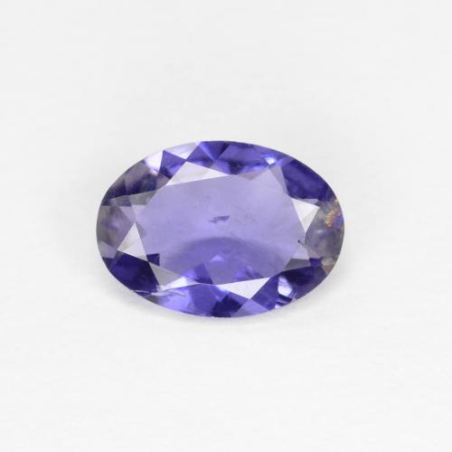 Iolite naturale blu da 0,48 ct, taglio ovale, SI