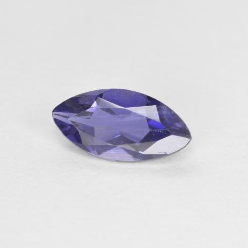 Iolite naturale viola da 0,46 ct, marchesa, VS