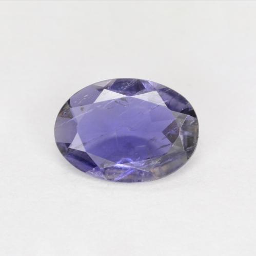 Iolite naturale viola da 0,44 ct, taglio ovale, VS-SI