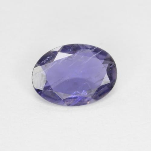 Iolite naturale viola da 0,44 ct, taglio ovale, VS-SI