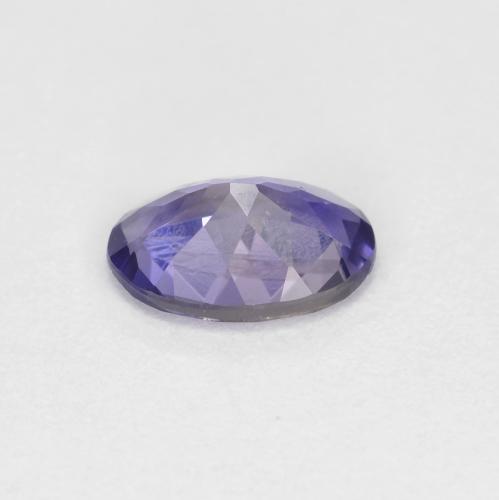 Iolite naturale porpora intenso da 0,55 ct, taglio ovale, VS