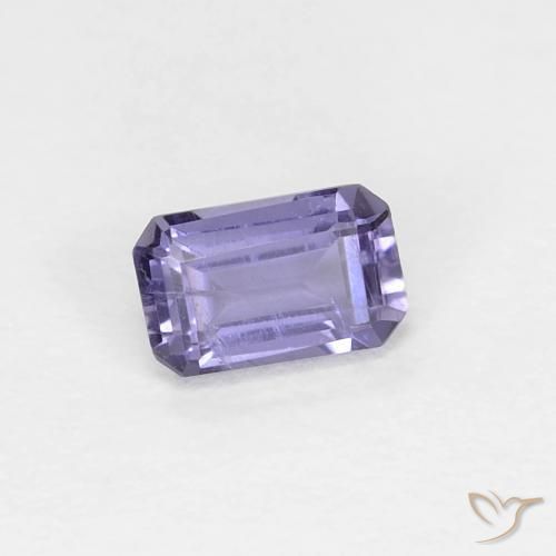 Iolite Viola tendente al rosa naturale da 0.25 ct, Ottagonale / Taglio smeraldo, VS