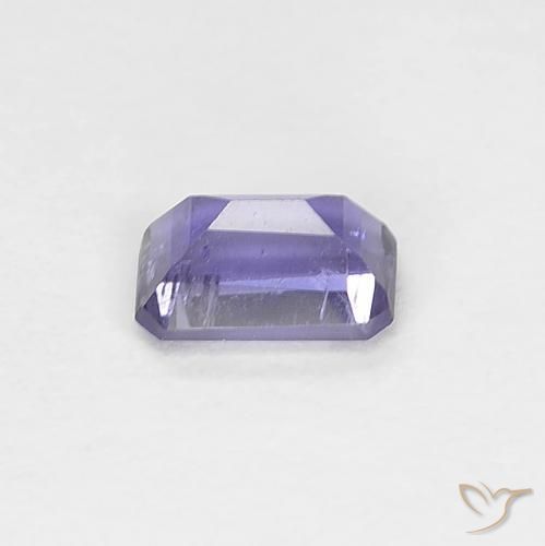 Iolite Viola tendente al rosa naturale da 0.25 ct, Ottagonale / Taglio smeraldo, VS