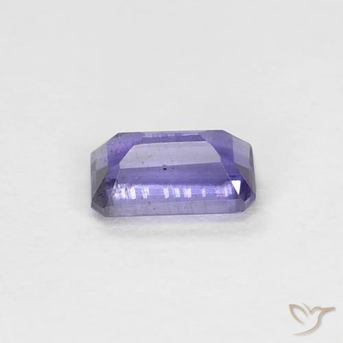Iolite Viola scuro naturale da 0.25 ct, Ottagonale / Taglio smeraldo, VS