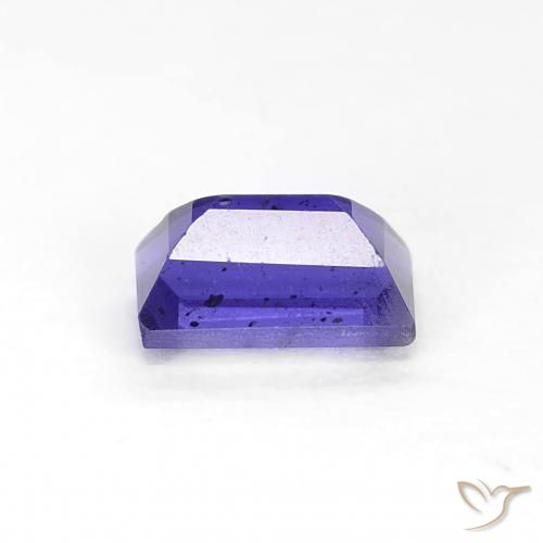 Iolite Viola scuro naturale da 0.27 ct, Taglio a baguette, VS