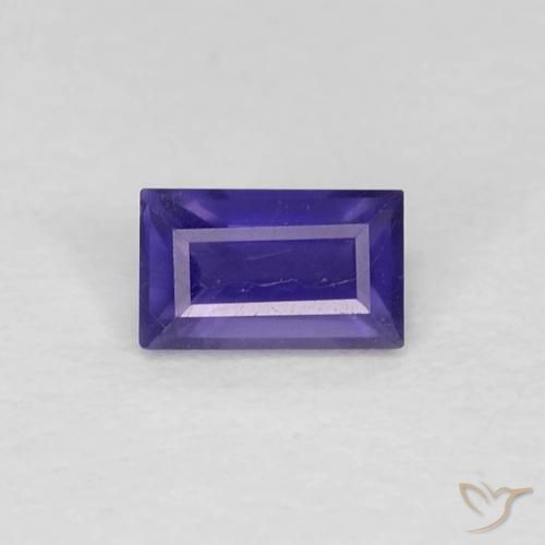 0.26ct Naturale Viola Intenso Iolite, Taglio a baguette, VS