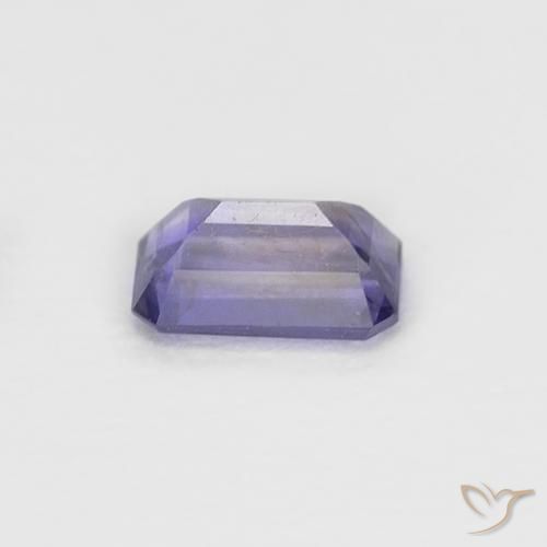 Iolite Viola scuro naturale da 0.26 ct, Ottagonale / Taglio smeraldo, VS