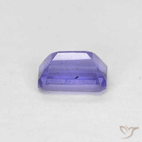 Iolite Viola bluastro scuro naturale da 0.30 ct, Ottagonale / Taglio smeraldo, VS
