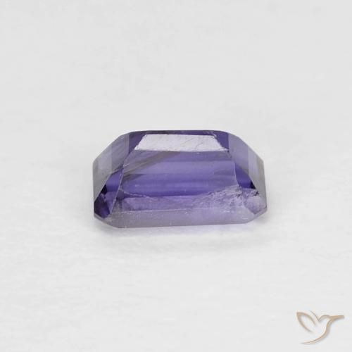 Iolite Melanzane Viola naturale da 0.31 ct, Ottagonale / Taglio smeraldo, VS