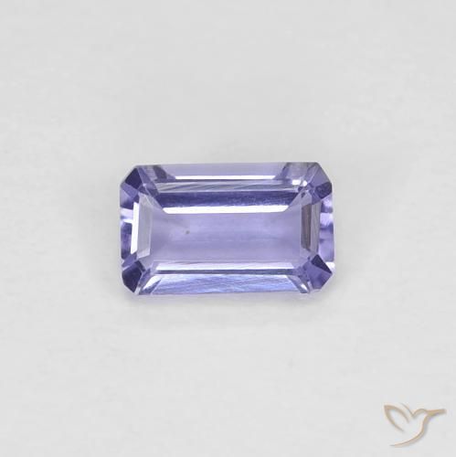 Iolite Medium Light-Violet naturale da 0.21 ct, Ottagonale / Taglio smeraldo, VVS-VS