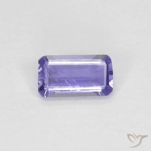0.23ct Naturale Viola tendente al rosa Iolite, Taglio smeraldo, VVS-VS