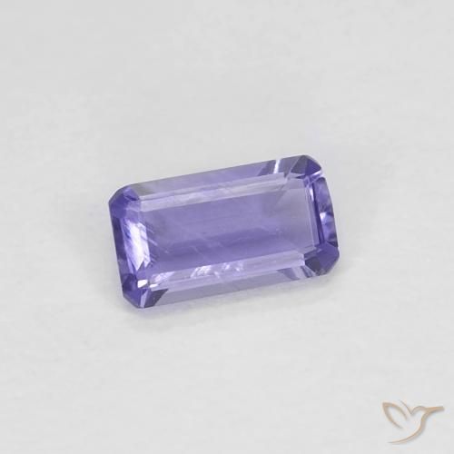Iolite Viola tendente al rosa naturale da 0.23 ct, Ottagonale / Taglio smeraldo, VVS-VS