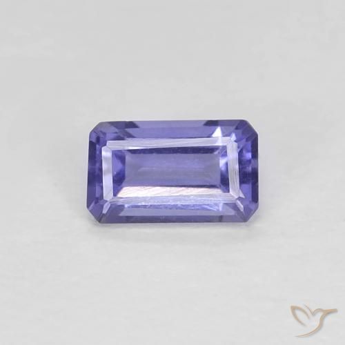 0.29ct Naturale Viola scuro Iolite, Taglio smeraldo, VVS-VS