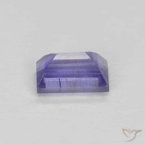 Iolite Viola scuro naturale da 0.33 ct, Taglio a baguette, VS