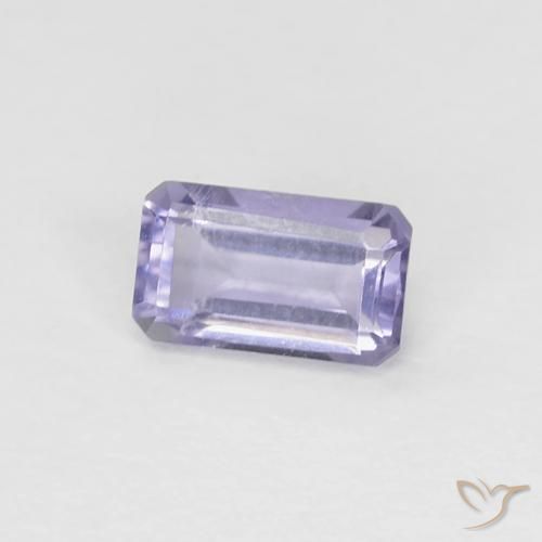 Iolite Viola tendente al rosa naturale da 0.28 ct, Ottagonale / Taglio smeraldo, VS