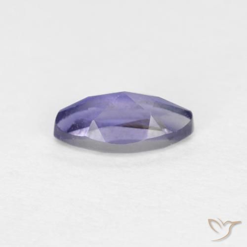 Iolite Viola bluastro scuro naturale da 0.24 ct, Taglio marquise, VVS-VS