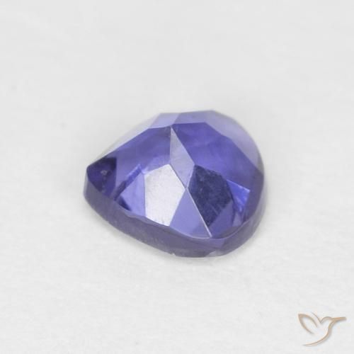 Iolite Viola scuro naturale da 0.24 ct, Forma a pera, VVS-VS