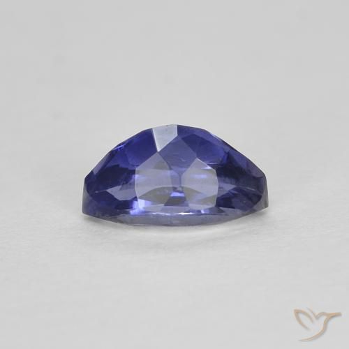 Iolite Viola scuro naturale da 0.28 ct, Taglio marquise, VVS