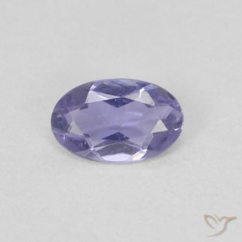 Iolite Medium Light-Violet naturale da 0.15 ct, Ovale, VVS