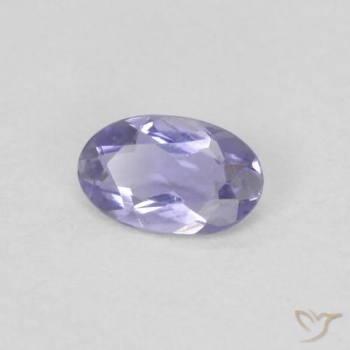 Iolite Medium Light-Violet naturale da 0.15 ct, Ovale, VVS