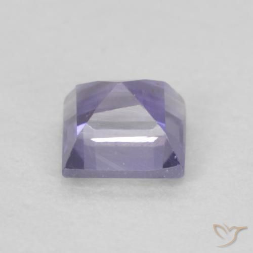 Iolite Medium Light-Violet naturale da 0.17 ct, Quadrato, VVS