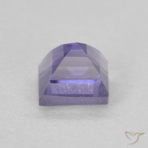 Iolite Viola bluastro scuro naturale da 0.20 ct, Quadrato, VVS
