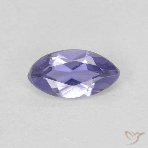0.19ct Naturale Medium Light-Violet Iolite, Taglio marquise, VVS