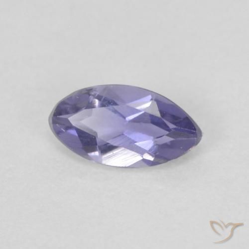 Iolite Medium Light-Violet naturale da 0.19 ct, Taglio marquise, VVS
