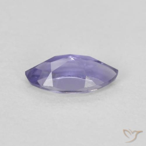 Iolite Medium Light-Violet naturale da 0.19 ct, Taglio marquise, VVS