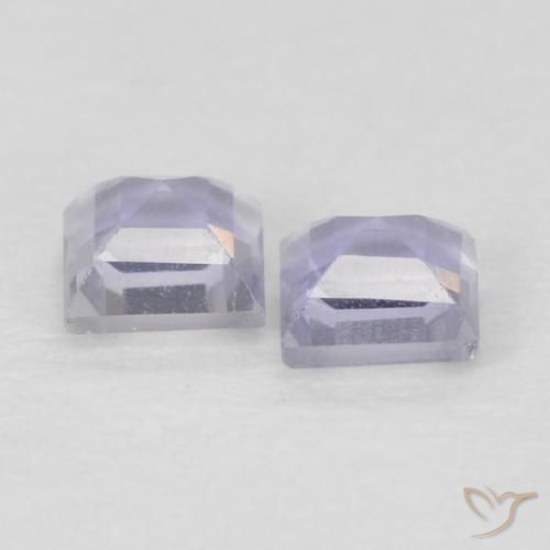 Gemme di Iolite Azzurro cielo chiaro naturale da 0.18 ct, Quadrato, VS