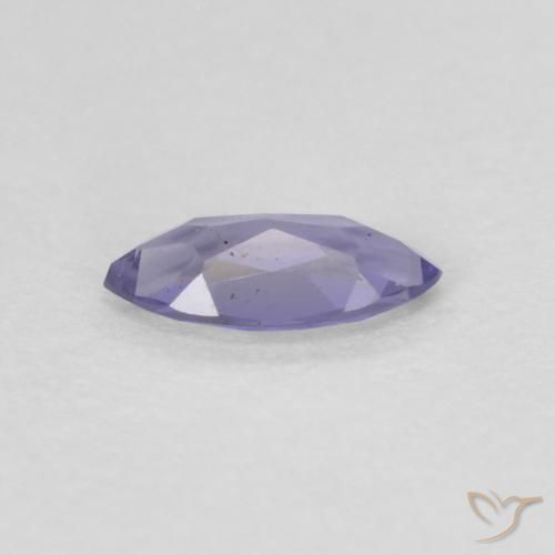 Iolite Viola scuro naturale da 0.15 ct, Taglio marquise, VVS