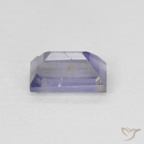 Iolite Viola medio naturale da 0.30 ct, Taglio a baguette, VS-SI